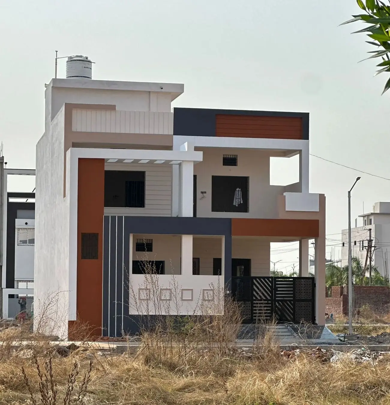 Completed modern residence, Raipur